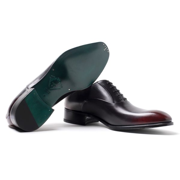 ELTON Stringate in Pelle bordeaux blu - immagine 5