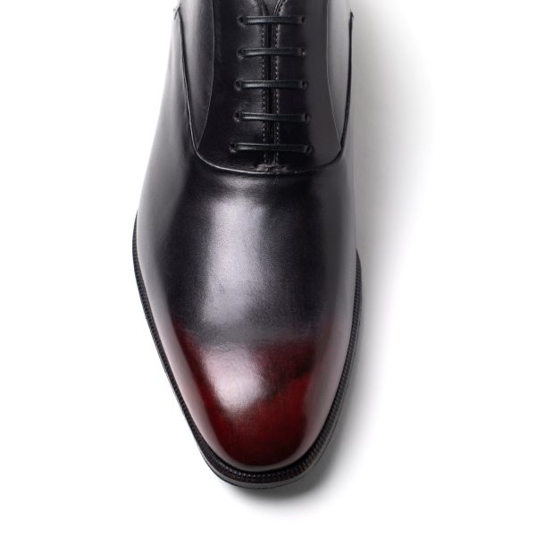 ELTON Stringate in Pelle bordeaux blu - immagine 3