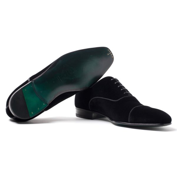 NEILS Stringate in Velluto nero - immagine 5