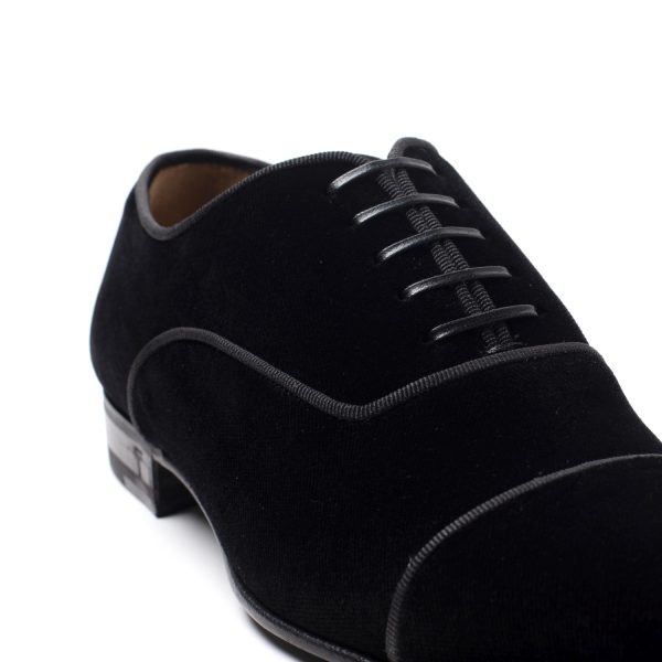 NEILS Stringate in Velluto nero - immagine 4
