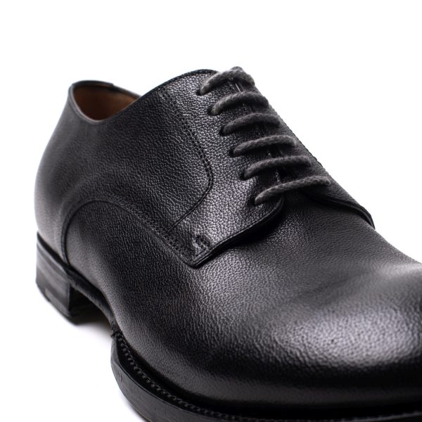 GP12 stringate in Pelle di Cammello nero - immagine 4