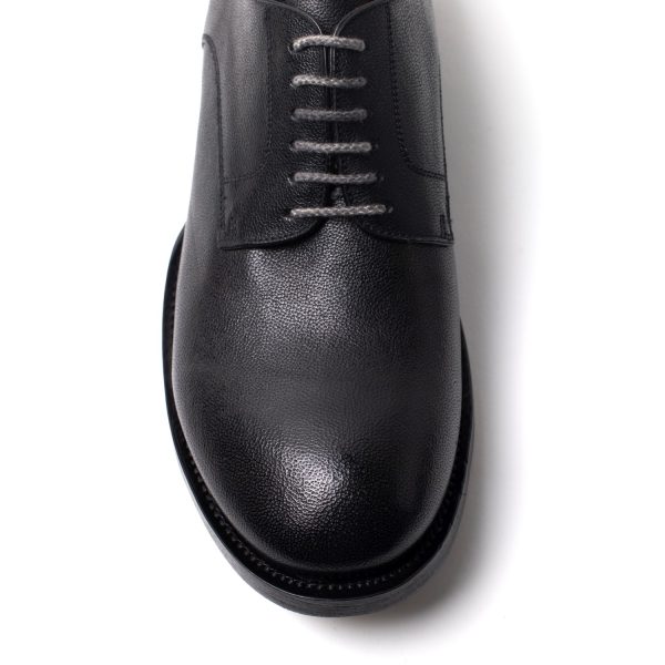 GP12 stringate in Pelle di Cammello nero - immagine 3