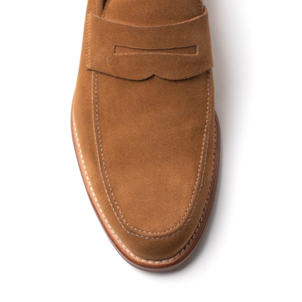 MASK Mocassini college in suede cognac - immagine 3