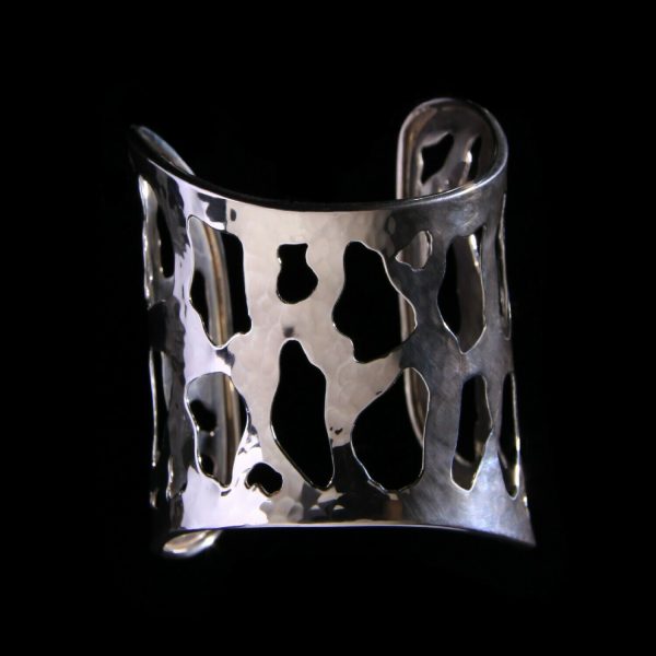 La forma dell'acqua - Bracciale rigido in argento